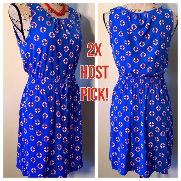 Cynthia Rowley Dresses & Skirts - ⬇️ CYNTHIA ROWLEY Nautical Sleeveless Dress EUC